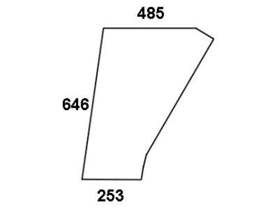 Türscheibe, klar, unten links/rechts, für Deutz-Fahr DX, Kabine Vario Cab Türscheibe, klar, unten links/rechts, für Deutz-Fahr DX, Kabine Vario Cab