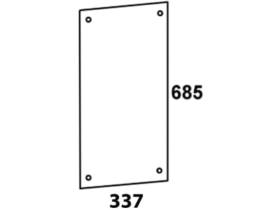 Seitenscheibe, klar, hinten, für Case IH 433, 533, 633, 733, 833, 933, Kabine Silent S3