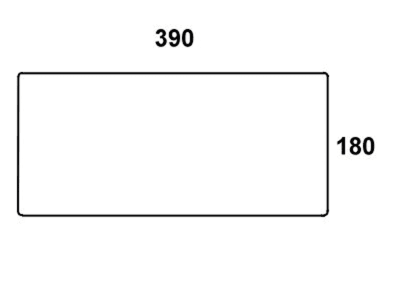 Heckscheibe, klar, unten, für Steyr 8000, Kabine SK-1; SK-2