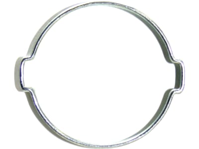 2-Ohr-Schlauchklemme, Stahl (W1) 2-Ohr-Schlauchklemme, Stahl (W1)