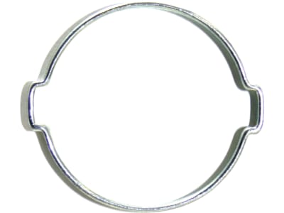 2-Ohr-Schlauchklemme Spannbereich 14,0 – 17,0 mm, Materialstärke 1,2 mm