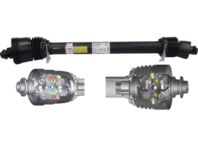 Bondioli & Pavesi Weitwinkelgelenkwelle SFT S9, 960 mm, Weitwinkelgelenk 80°/50°, Nockenschaltkupplung LR, DS9R096CEWQ7K03 Bondioli & Pavesi Weitwinkelgelenkwelle SFT S9, 960 mm, Weitwinkelgelenk 80°/50°, Nockenschaltkupplung LR, DS9R096CEWQ7K03