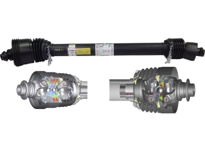 Bondioli & Pavesi Weitwinkelgelenkwelle SFT S9, 960 mm, Weitwinkelgelenk 80°/50°, Nockenschaltkupplung LR, DS9R096CEWQ7K03