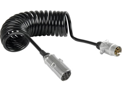 Herth + Buss Elektrowendel Stecker 7-polig/Adapter 7-polig, 6 x 1,0 mm², 1 x 2,5 mm², Länge 4 m, 51 276 523 Herth + Buss Elektrowendel Stecker 7-polig/Adapter 7-polig, 6 x 1,0 mm², 1 x 2,5 mm², Länge 4 m, 51 276 523