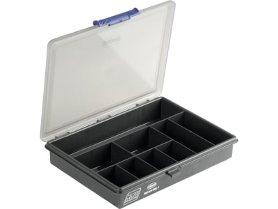 Herth + Buss Sortimentskasten 240 x 43 x 195 mm, 9 Fächer, Kunststoff, 99 994 521 Herth + Buss Sortimentskasten 240 x 43 x 195 mm, 9 Fächer, Kunststoff, 99 994 521