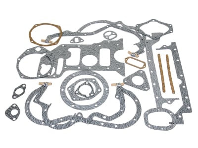 Motordichtsatz Perkins A3.144; Perkins A3.152 3-Zylinder, unten, für Traktor Fordson, Landini Motordichtsatz Perkins A3.144; Perkins A3.152 3-Zylinder, unten, für Traktor Fordson, Landini