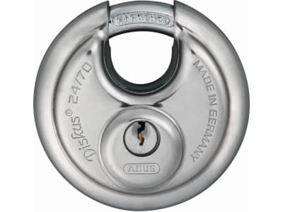 ABUS Vorhangschloss Diskus Diskus 24/70 Edelstahl Sicherheitsschloss, Level 8 ABUS Vorhangschloss Diskus Diskus 24/70 Edelstahl Sicherheitsschloss, Level 8