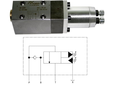 Cetop Speicherladeventil, NG06 -B-, Betriebsdruck 150 bis 315 bar