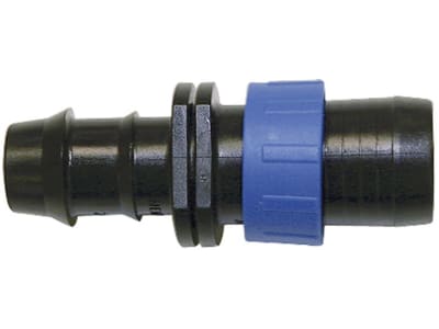 NETAFIM™ Verbinder für dünnwandige Tropfrohre gerade gerade, mit Ring zu PE-Rohr NETAFIM™ Verbinder für dünnwandige Tropfrohre gerade gerade, mit Ring zu PE-Rohr