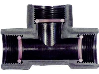 TAVLIT T-Stück mit O-Ring TAVLIT T-Stück mit O-Ring