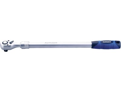 KUNZER Ratsche 1/2 " 4-fach längenverstellbar, umschaltbar 450 – 600 mm, Chrom-Vanadium, 7VR12 KUNZER Ratsche 1/2 " 4-fach längenverstellbar, umschaltbar 450 – 600 mm, Chrom-Vanadium, 7VR12