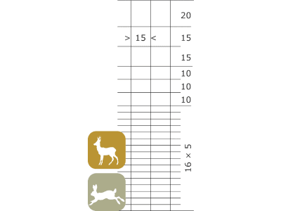 Attinger Wildzaun "160/23/15 L" 160 cm/50 m, 23 Horizontaldrähte, dickverzinkt