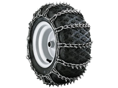Husqvarna® Schneeketten mit Spikes für Reifen 18x8.50-8, Rasentraktoren TC, Aufsitzmäher Rider R, 9649943-01 Husqvarna® Schneeketten mit Spikes für Reifen 18x8.50-8, Rasentraktoren TC, Aufsitzmäher Rider R, 9649943-01