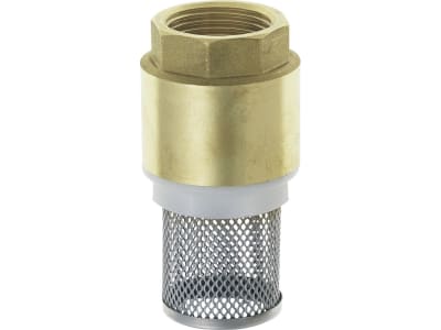 Geka® Fußventil Fußventil Messing; Saugkorb Edelstahl Geka® Fußventil Fußventil Messing; Saugkorb Edelstahl