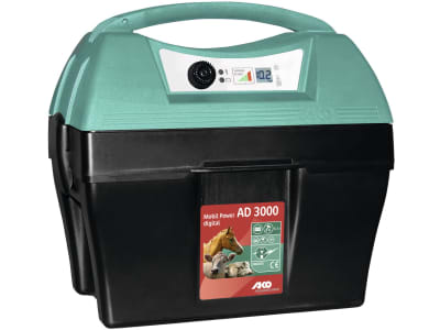 Ako Weidezaungerät "Mobil Power AD 3000 Digital" 9 V; 12 V, 372291 Ako Weidezaungerät "Mobil Power AD 3000 Digital" 9 V; 12 V, 372291