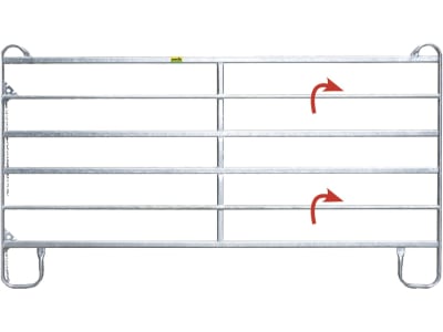 Patura Panel B x H 3,00 x 1,70 m für Rinder, mit 6 Horizontalrohren, 310200