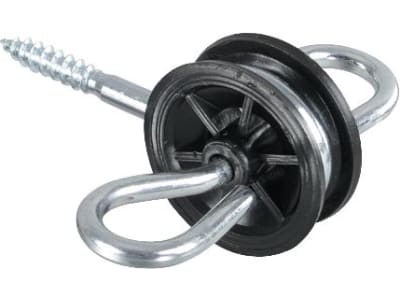 Patura Torgriffisolator mit Holzgewinde verzinkt 4 St., 102504 Patura Torgriffisolator mit Holzgewinde verzinkt 4 St., 102504