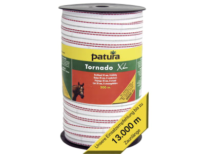 Patura Breitband "Tornado XL" weiß; rot 20 mm Patura Breitband "Tornado XL" weiß; rot 20 mm