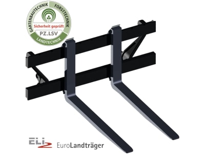 Vetter Gabelzinken 80 x 40 x 900 mm, 2,0 t/Paar, für Freisicht EuroLandträger "ELI2" ISO 2A