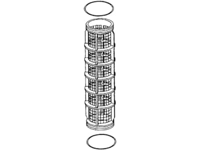 Agrotop Filtereinsatz gelb Edelstahl 80 M, für Druckleitungsfilter Serie 322-2, 324-2, 11165