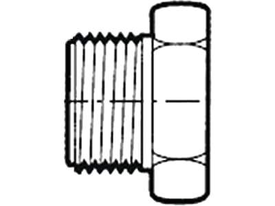 Agrotop Blindstopfen G 3/4" AG (BSP) für Hochdruckleitungsfilter "345", 15019