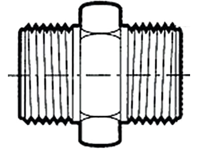 Agrotop Doppelnippel G 3/4" AG (BSP) für Hochdruckleitungsfilter "345", 14922 Agrotop Doppelnippel G 3/4" AG (BSP) für Hochdruckleitungsfilter "345", 14922