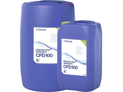 DeLaval Melkmaschinenreiniger "CFD100" alkalisch, flüssig, chlorhaltig DeLaval Melkmaschinenreiniger "CFD100" alkalisch, flüssig, chlorhaltig