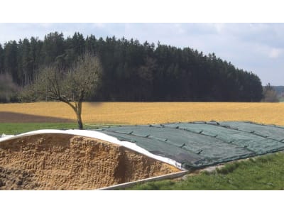 InnoPlast® Siloschutzgitter grün langfristiger UV Schutz InnoPlast® Siloschutzgitter grün langfristiger UV Schutz