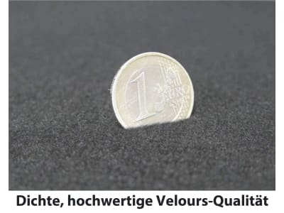 Fußmatte Velours schwarz, für Weidemann Hoftrac 1280 (LK 103)