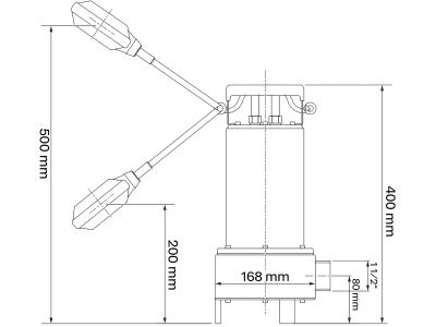 DeLaval Tauchpumpe "SS1", 285 l/min, Anschluss 1 1/2", 88101901