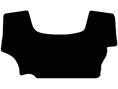 Fußmatte Velours schwarz, für Case IH Traktor JX 70, 80, 90, mit elektronischem Differential, Bj. 07 – 14
