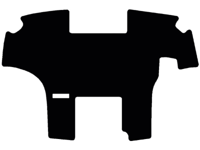Fußmatte Velours schwarz, für John Deere Traktor Serie 7000 R, 8000 R; ab Bj. 14 Fußmatte Velours schwarz, für John Deere Traktor Serie 7000 R, 8000 R; ab Bj. 14