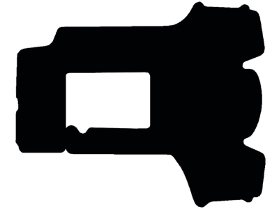 Fußmatte Velours schwarz, für Valtra Traktor Serie N, T, ab Bj. 05 Fußmatte Velours schwarz, für Valtra Traktor Serie N, T, ab Bj. 05