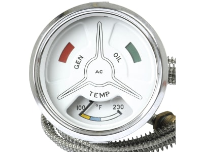 Temperaturanzeige Einbaumaß Ø 80 mm beleuchtet, für Kühlwasser für Ford New Holland Temperaturanzeige Einbaumaß Ø 80 mm beleuchtet, für Kühlwasser für Ford New Holland