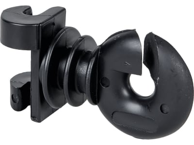 Patura Ringisolator für ovale Federstahlpfähle, zur Befestigung von Litzen und Breitbändern bis 12,5 mm in der Mitte eines Pfahls, 168525 Patura Ringisolator für ovale Federstahlpfähle, zur Befestigung von Litzen und Breitbändern bis 12,5 mm in der Mitte eines Pfahls, 168525