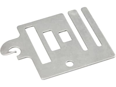 Patura Torgriff-Anschlussplatte Edelstahl, für Breitbänder bis 40 mm, 3 St., 639803 Patura Torgriff-Anschlussplatte Edelstahl, für Breitbänder bis 40 mm, 3 St., 639803