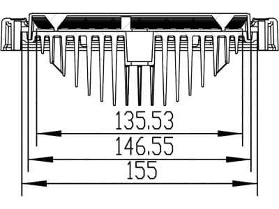 LED-Arbeitsscheinwerfer rechteckig, 2.670 lm, 10 – 30 V, 30 LEDs, für Traktor Case IH, Deutz-Fahr, Fendt, Massey Ferguson, Steyr