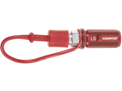 Kennfixx® Hydraulik-Handgriff rot LS (Load Sensing), BG 2, Stecker M 14 x 1,5 IG; Schlauch 3/8" IG