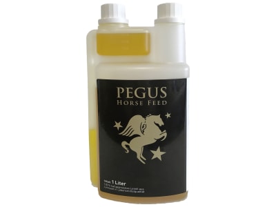Pegus Leinöl kaltgepresst, zur Unterstützung des Stoffwechsels, als zusätzliche Energiezufuhr und für Fellglanz 1 l Flasche Pegus Leinöl kaltgepresst, zur Unterstützung des Stoffwechsels, als zusätzliche Energiezufuhr und für Fellglanz 1 l Flasche