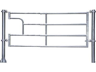 Patura Abtrennung "R4", 340 – 445 cm, mit Ausschnitt für Tränkebecken, 4 Horizontalstreben, 323322