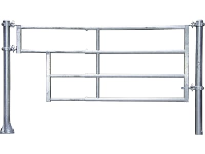 Patura Abtrennung "R4", 355 – 455 cm, mit Ausschnitt für Tränken, 4 Horizontalstreben, 323222