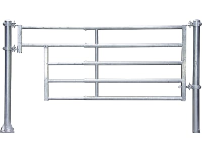 Patura Abtrennung "R5", 355 – 455 cm, mit Ausschnitt für Tränken, 5 Horizontalstreben, 323252