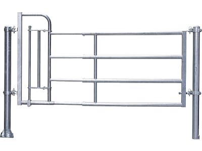 Patura Abtrennung "R4", 345 – 445 cm, mit Personenschlupf, 4 Horizontalstreben, 323522