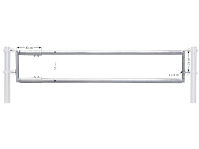 Patura Futtertischabtrennung, 5 m, 2 Horizontalstreben, 321402