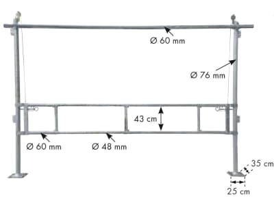 Patura Hubtor für Treibgänge, 323901 Patura Hubtor für Treibgänge, 323901