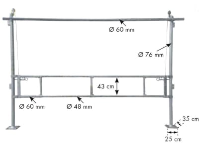 Patura Hubtor für Treibgänge, 323901