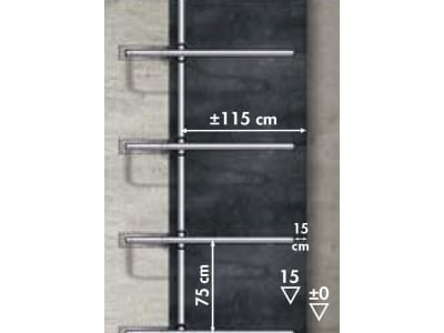 Patura Liegeboxenbügel "Classic" für Jungvieh, Ø Rohr 48,3 mm, Länge 1,30 m, Höhe 0,85 m, 334524
