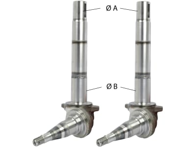 Achsschenkel links/rechts für Ford New Holland 5110, 5610, 6410, 6610, 6810, 7410, 7610, 7810, 5600, 6600, 7600, 5000, 7000, 7100, 7200