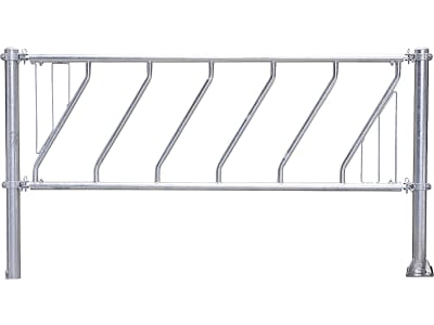 Patura Fressgitter 500 cm 10 Fressplätze, für Großvieh, schräg, 334042