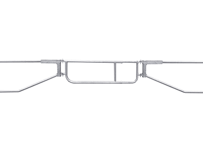 Patura Montagerahmen für die Montage von Abtrennungen "R2LB" an Liegeboxenbügeln mit 60 mm Rohrstärke, 334660